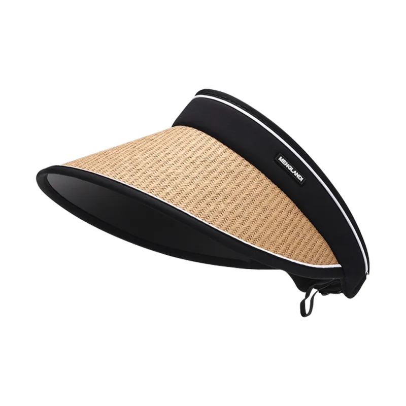 TUCANO Straw Woven PVC Sun Protection Hats Women's-5