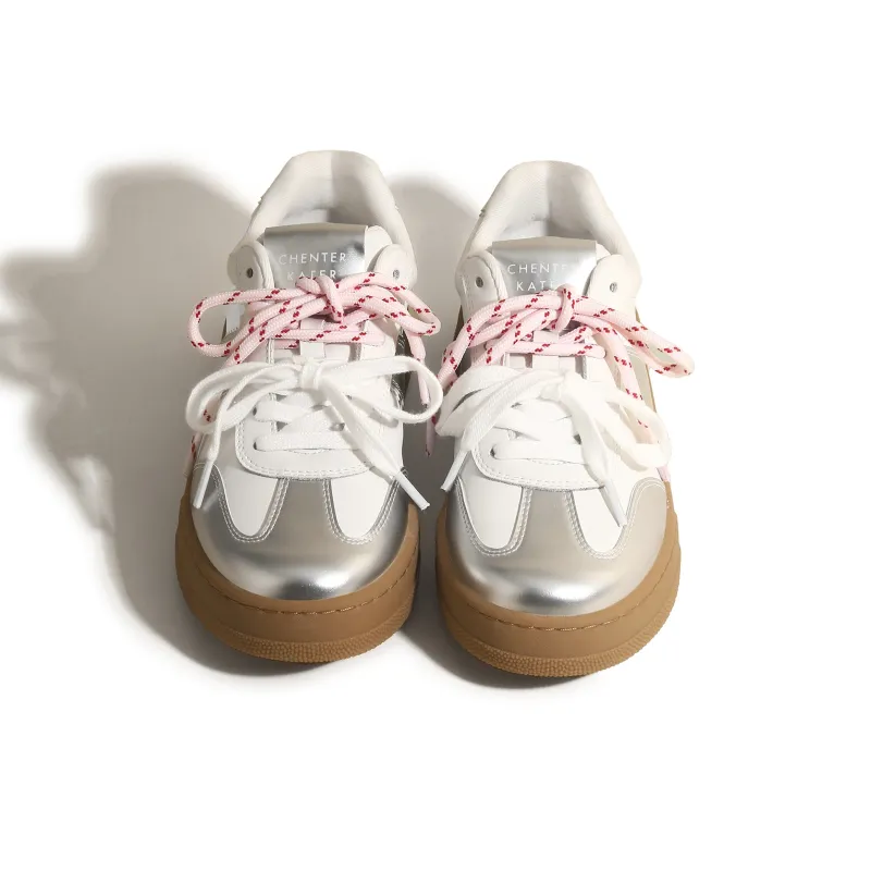 CHENTER KATER German Army Trainers Low Top Skateboard Shoes Women's-2