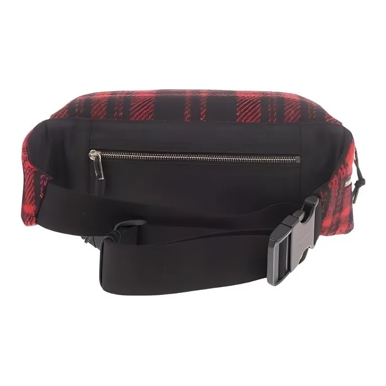 SAINT LAURENT Nux Nylon Fanny Pack Men's Multicolor-2