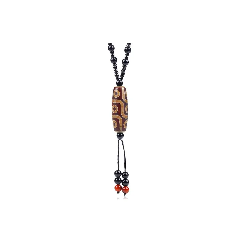 Yi Zhen Ge Agate Jade Necklaces Unisex-0