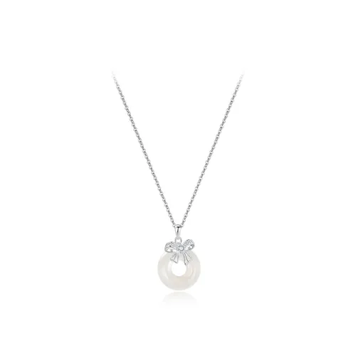 YOASOBI Colored Glaze Jade Necklaces Women's