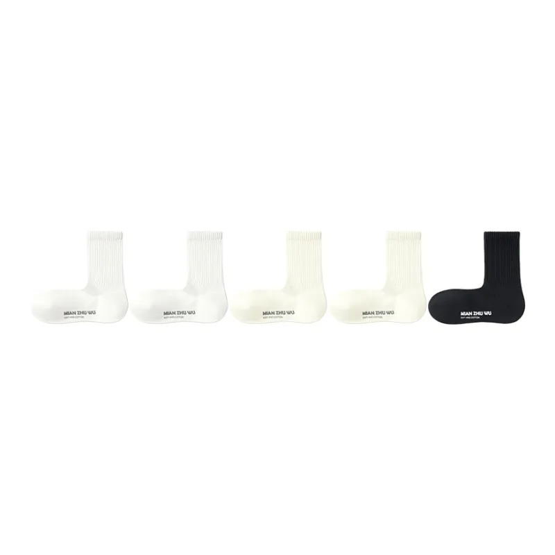 B&C.Room 2023 Fall Crew Socks Men's 5 Pack-9