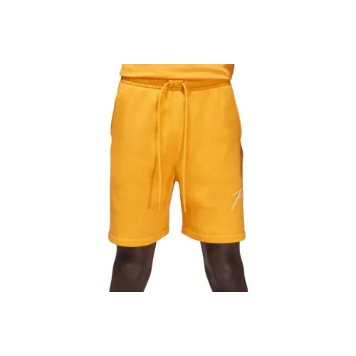 Jordan Apparel Casual Shorts Men Yellow