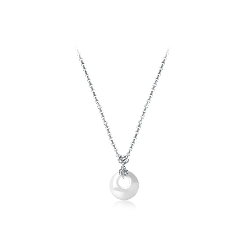 Jingleo Colored Glaze Necklaces Women's-0