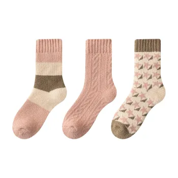 MIIOW Mid-Calf Socks Women's Combo Set