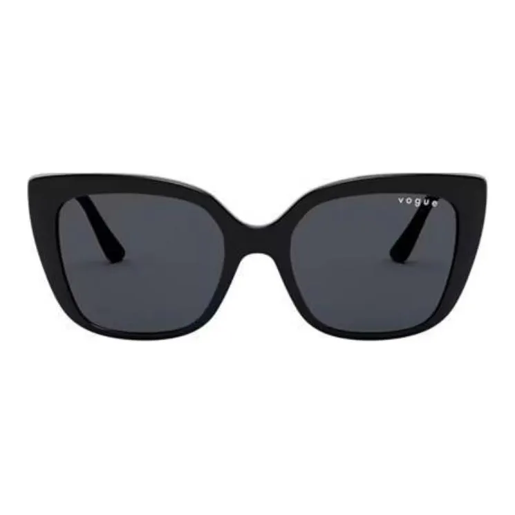 VOGUE Injection Molding Butterfly Sunglasses Women's Black-1