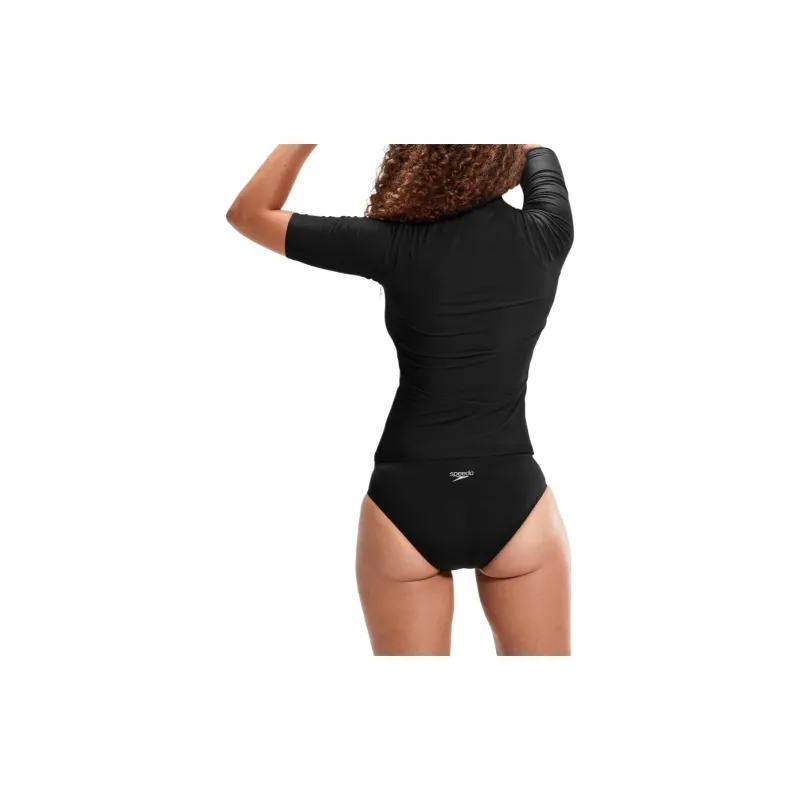 Speedo Rash Classics Two-Piece Swimsuits Women's Black-1