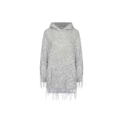 Elisabetta Franchi Sequined Fringed Mini Dress