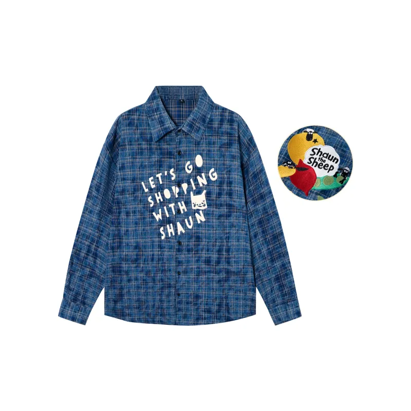 SHAUN THE SHEEP Shirt Unisex Blue-1