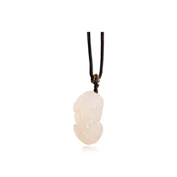 Best Wishes Chalcedony Jade Necklaces Unisex