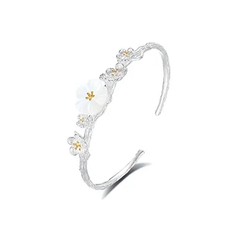 SHARK BABY S925 Silver Bangles Women's
