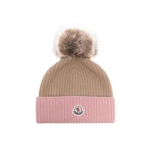 Moncler Beanies Women's Brown/Pink