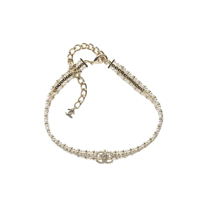 CHANEL Metal Necklaces Metal Necklaces Women's White-3