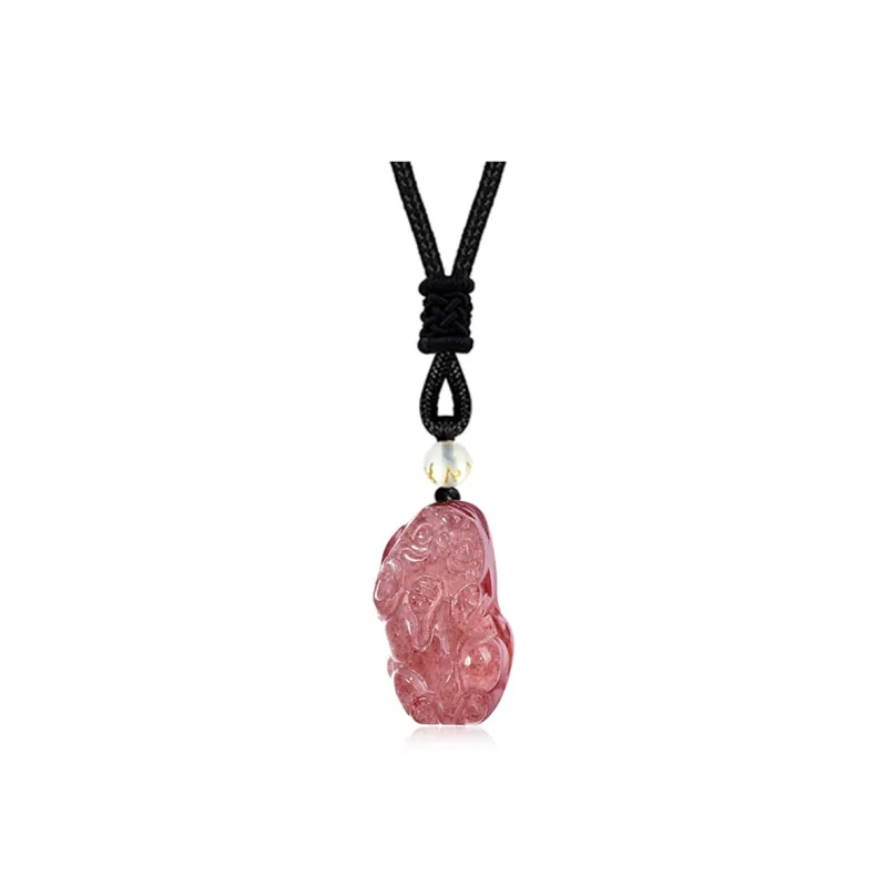 SWEET PLANET Obsidian Necklaces Unisex-0