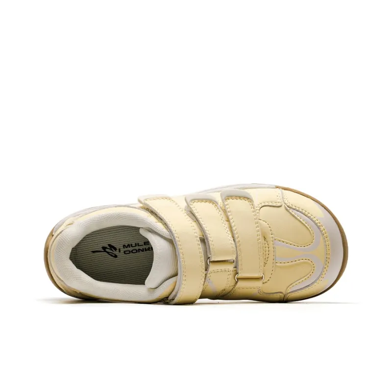 Mule Donkey Lightweight And Breathable Low Top Skateboard Shoes Unisex Light Yellow Box Included-5
