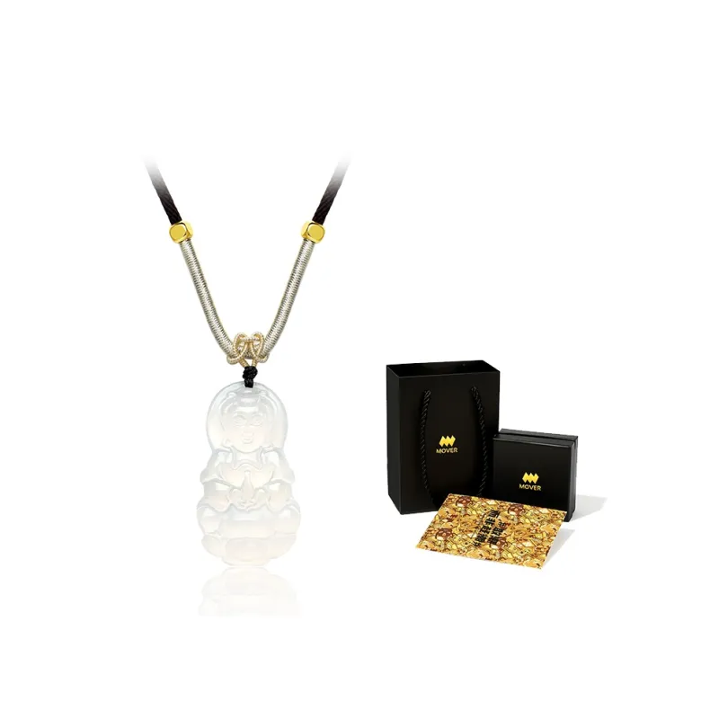 MOVER Chalcedony Jade Necklaces Unisex-2
