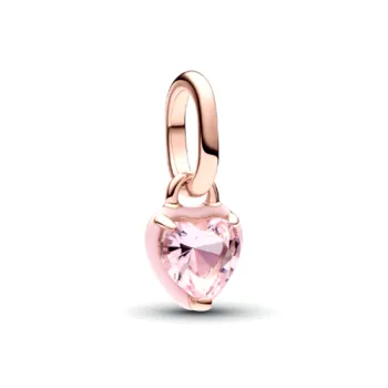 Pandora 14K Rose Gold Plated Pendants Women's Pink