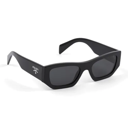 PRADA Logo plaque Rectangle frame Sunglasses