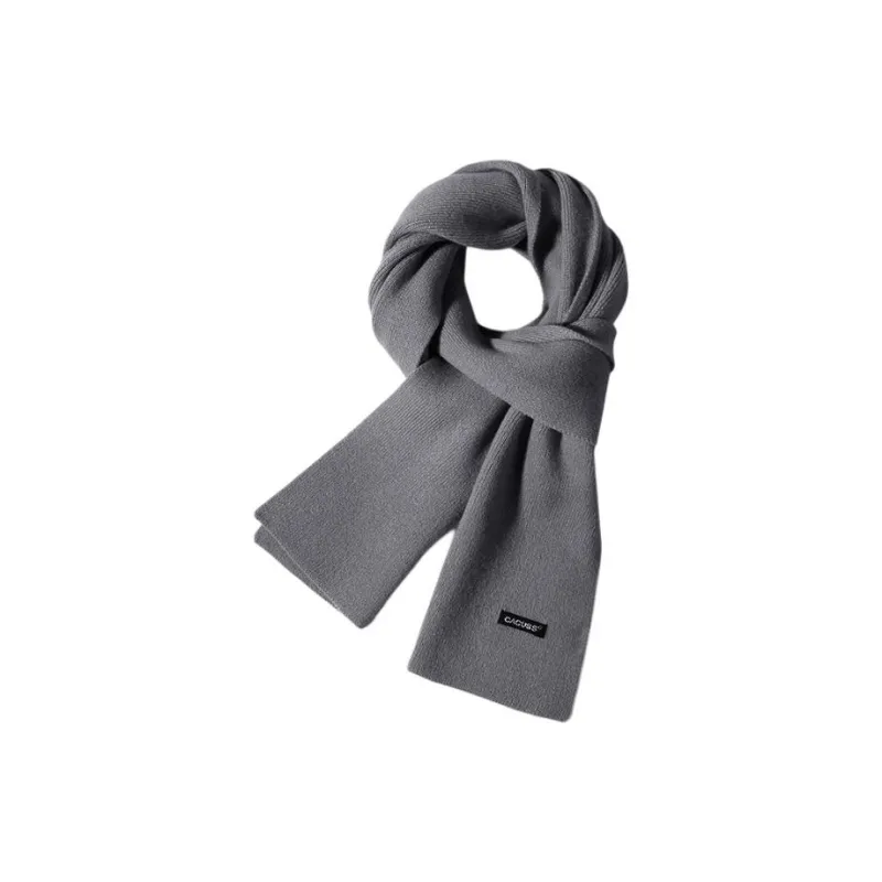CACUSS Junior Wool Knit Scarves Men's-4