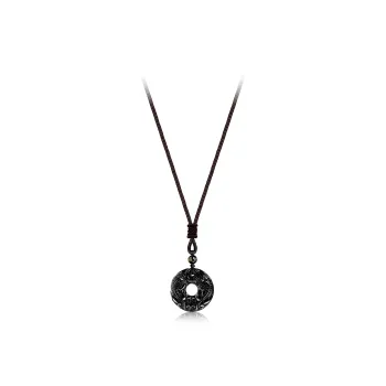 Jingleo Obsidian Jade Necklaces Unisex