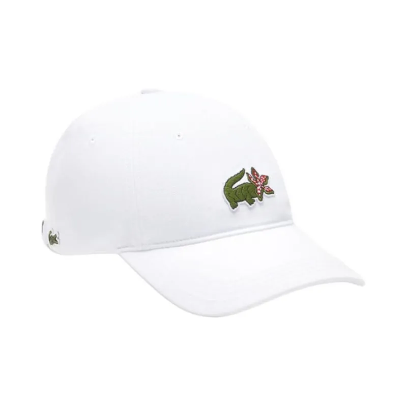 LACOSTE - Baseball Caps Unisex White-1