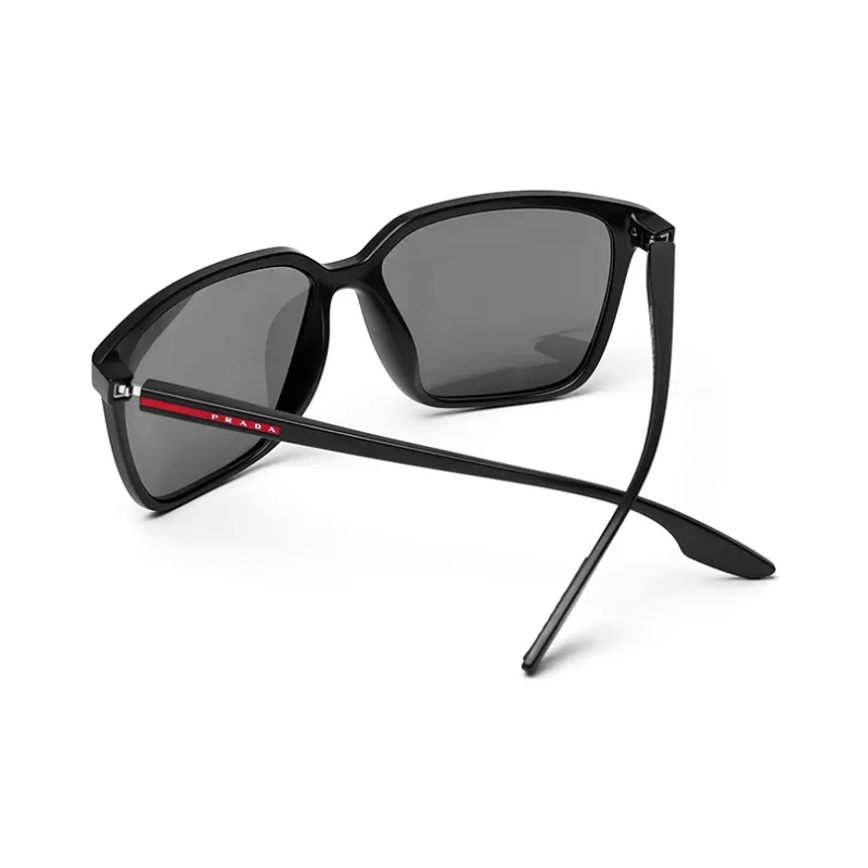 PRADA Plate Frame Square Sunglasses Men's-3