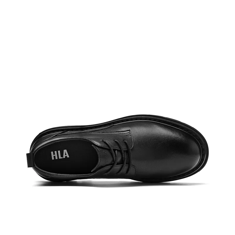 HLA British Business Formal Leather Shoes For Casual Commute Men's-2