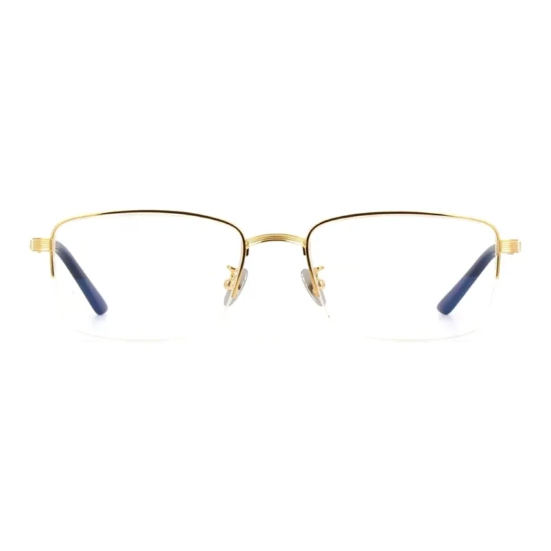 Cartier Rectangle Semi Rimless Glasses-1