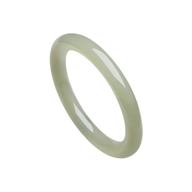 ZHOU LIU FU Bangles Green Jade Women's-8