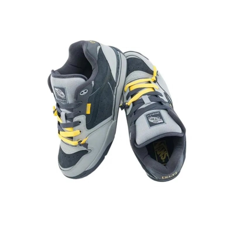 Vans Rowley Coverage Abrasion Resistant Low Top Skateboard Shoes Unisex Dark Gray-2