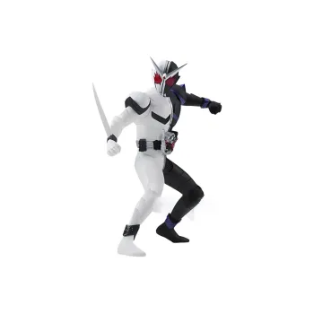 BANPRESTO Kamen Rider Characters Glass Factory, Hero Brave Figure, Kamen Rider W Fang King B Bonus Gifts