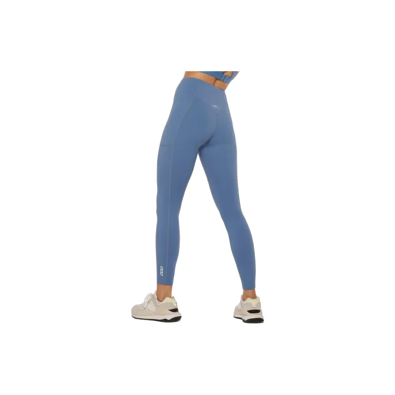 LORNA JANE Supreme Support Phone Pocket Full Length Leggings Athletic Trousers Women's Blue-1