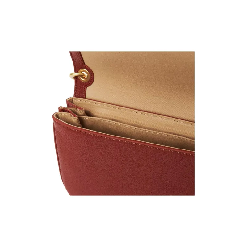See By Chloe Hana Grained Goatskin Shoulder Bag Crossbody Bag Women's Red-2