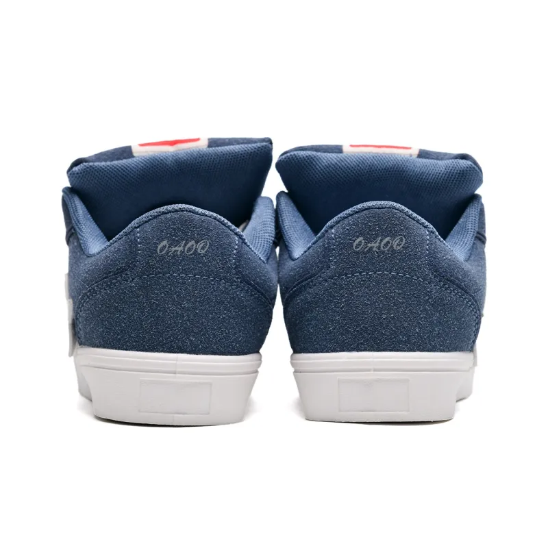 OAOQ Wear-resistant And Lightweight Low-Top Skateboard Shoes Unisex Navy Blue-17
