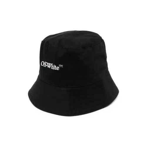 OFF WHITE Bookish Embroidered logo Bucket Hat