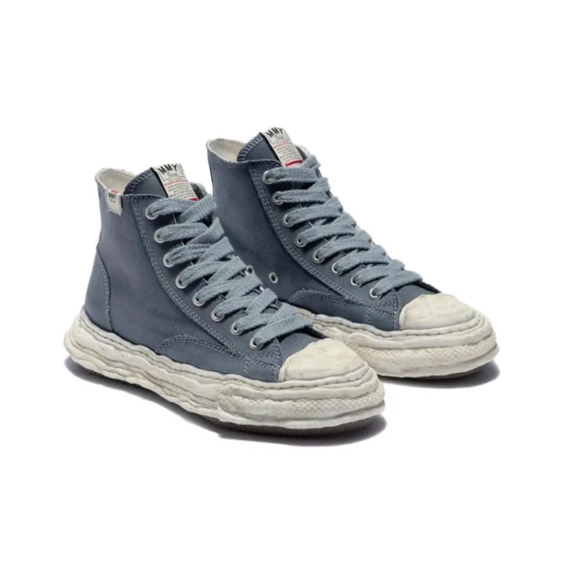 MIHARA YASUHIRO Peterson Abrasion Resistant High Top Canvas Shoes Men's Black-2