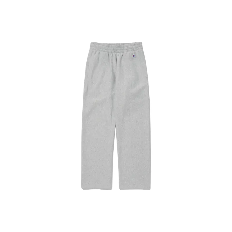 Champion x NOHANT Reverse Weave Knitted Sports Pants Unisex Gray-1
