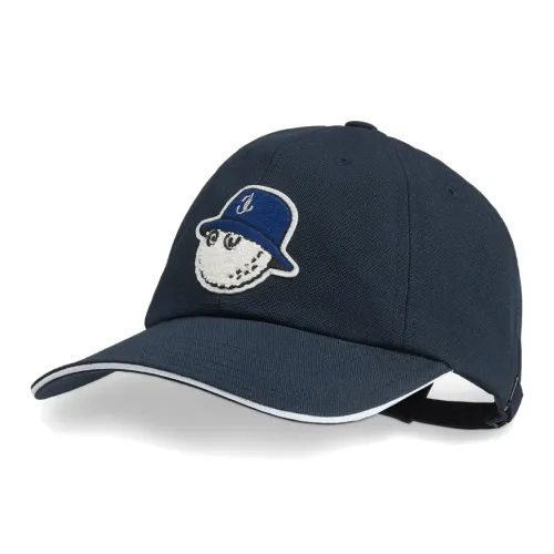 Jimmy Choo Cotton Baseball Caps Unisex Dark Blue