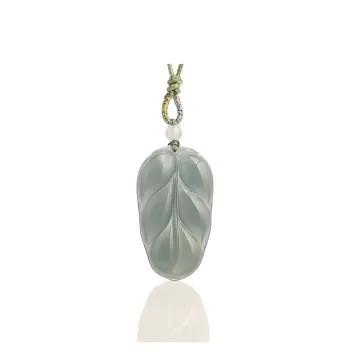 Artisan Lock Heart Jade Glutinous Jade Jadeite Necklaces Women's