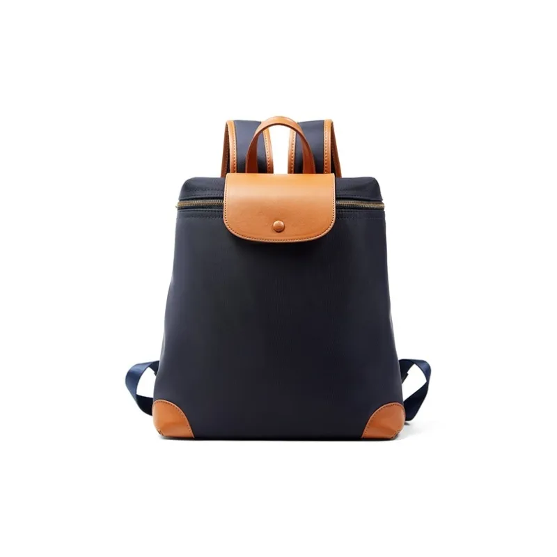 Teenmix Nylon Laptop Backpack Bag Women's Black/Khaki/Blue-9