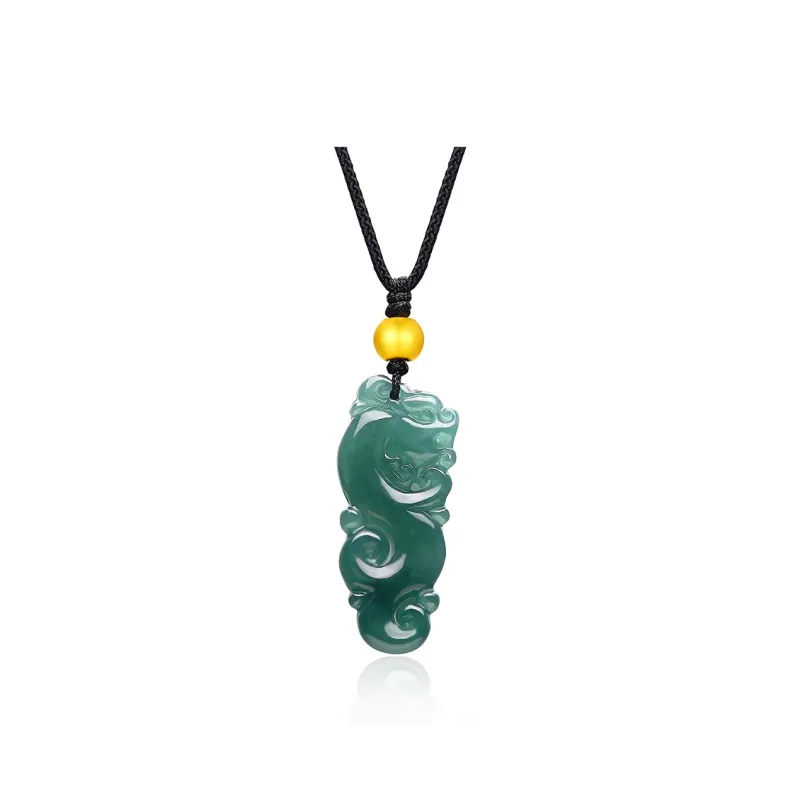 BYTHERE Bean Type Jadeite Necklaces Unisex-0