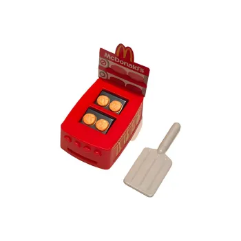 McDonald's Playhouse Collection Happy Paradise Kids Set Hamburger Grill Machine Toys