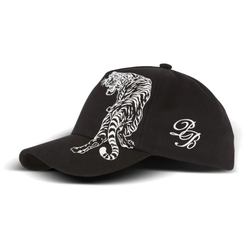BALMAIN Tiger-print Cotton Baseball Cap-0