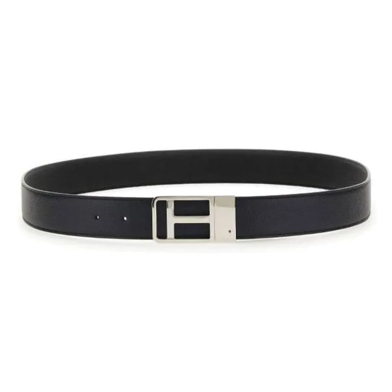 TOM FORD Logo Plaque Reversible Buckle Belt-0