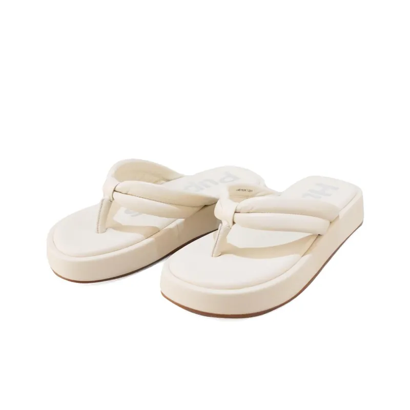 Hush Puppies Quiet Flip Flops Women's White-2