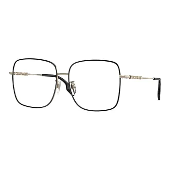 Burberry Metal Irregular Shape Optical Glasses Unisex