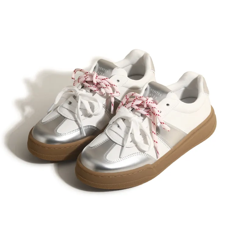 CHENTER KATER German Army Trainers Low Top Skateboard Shoes Women's-1