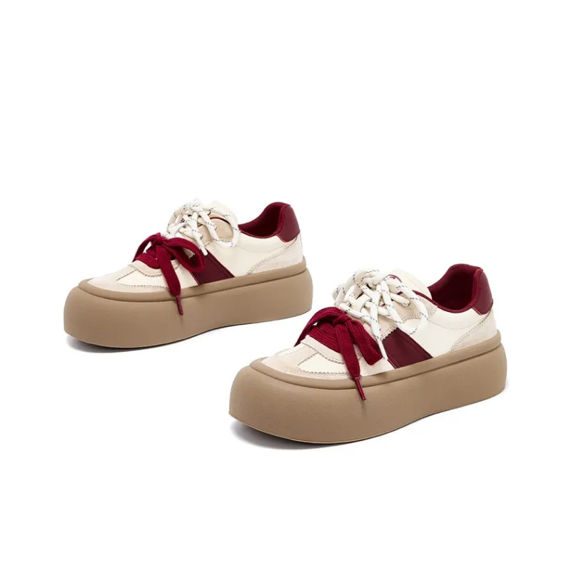 HARSON Skateboard Shoes Anti-Slip And Wear-Resistant Lightweight Low-Top Casual Shoes Women's-1
