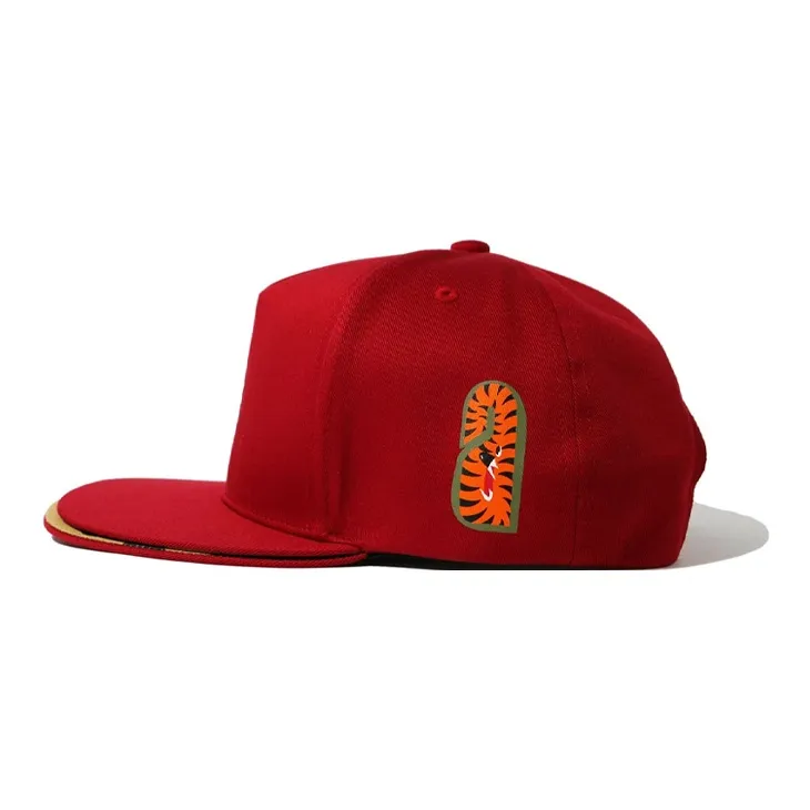 A BATHING APE Double Visor Shark Snapback Cap-8