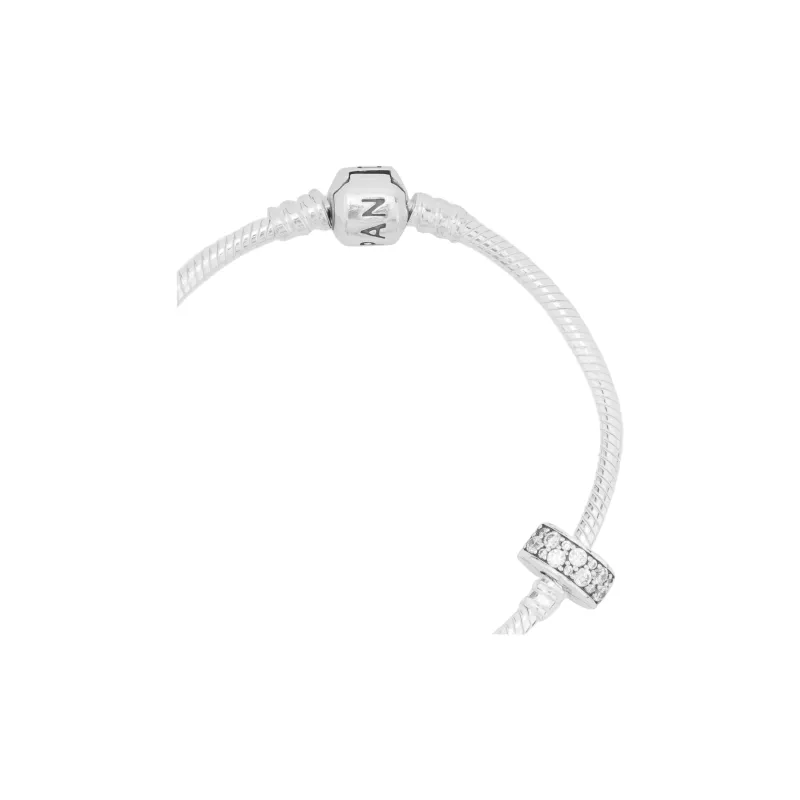 Pandora 925 Sterling Silver Bracelets Set Women's Silver-3